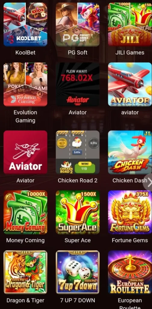 PKMega game interface