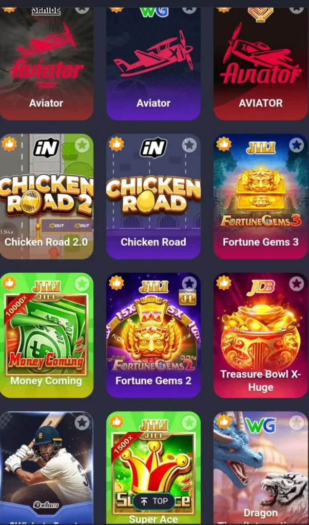 Betaa game Interface
