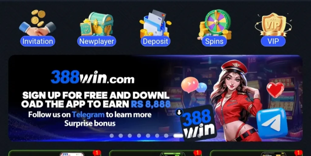 388Win game sign up image