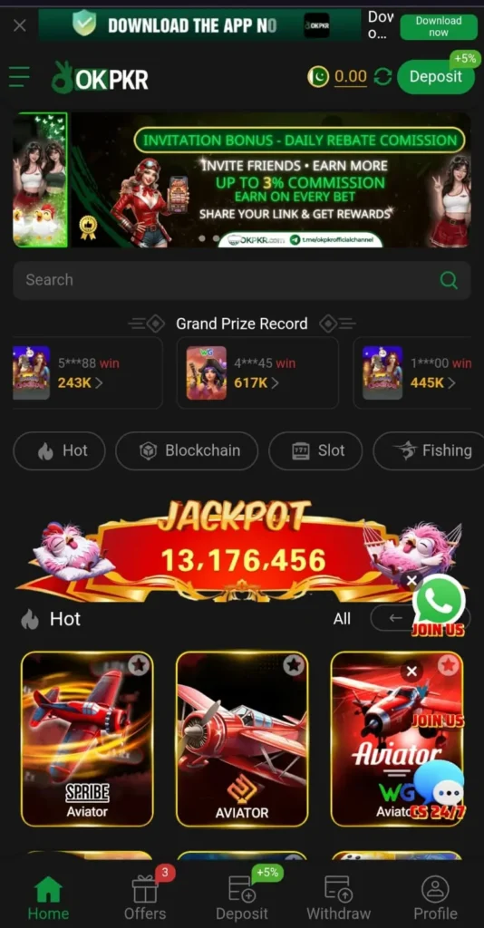 okpkr game interface