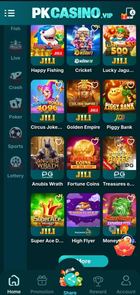 pkcasino game