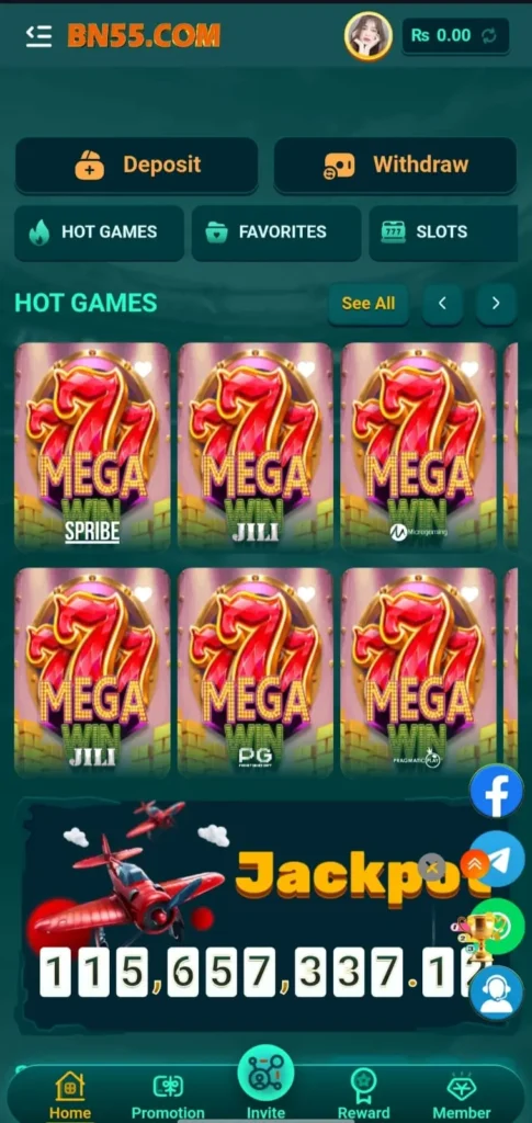 bn55 game interface
